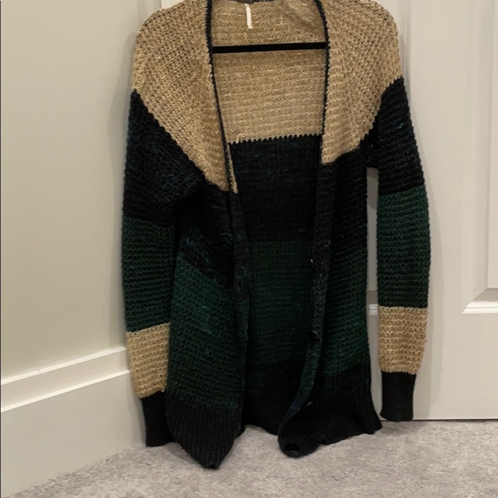 Free People knit cardigan